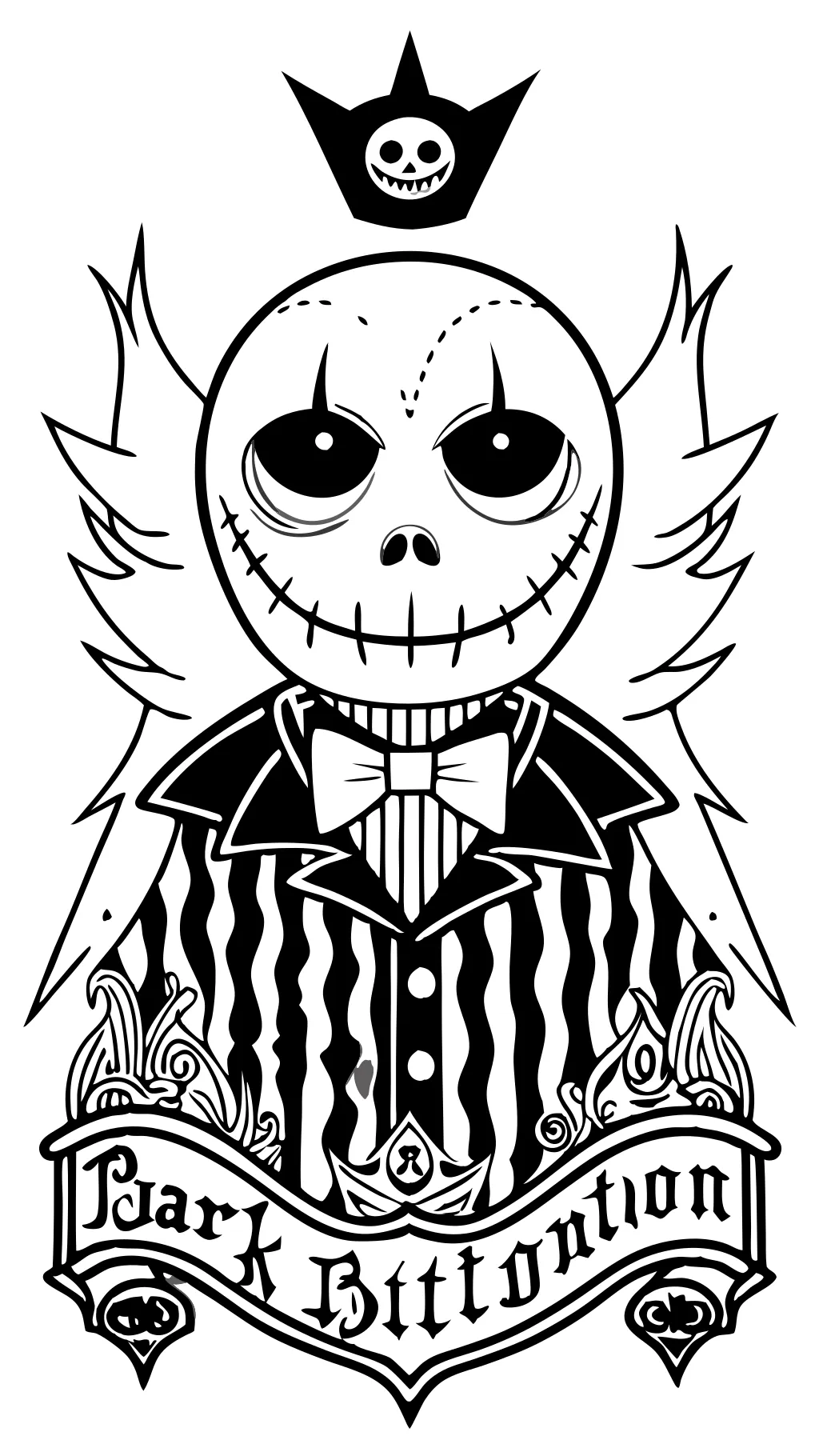 tim burton coloring pages